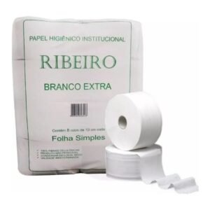 PAPEL HIGIÊNICO ROLÃO BRANCO EXTRA - RIBEIRO