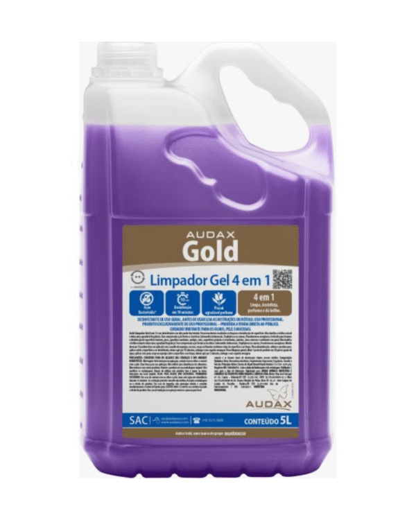 GOLD LIMPADOR GEL 4 EM 1 LAVANDA 5L