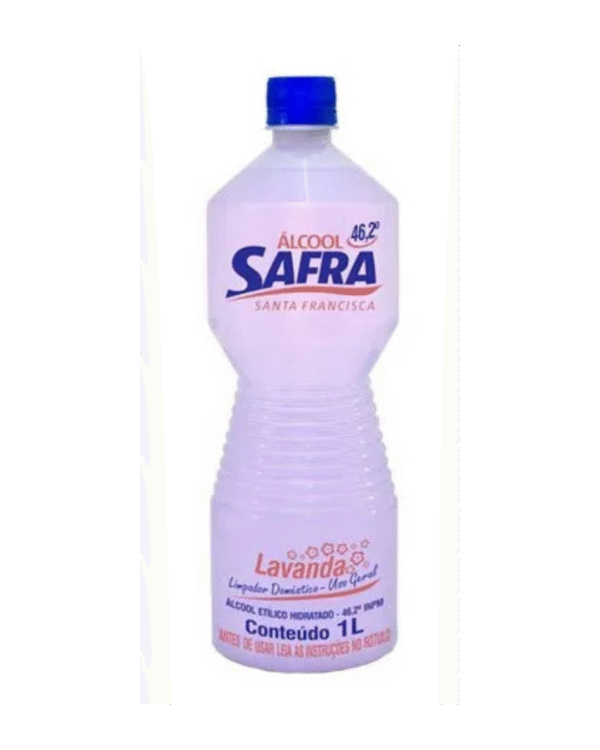 ALCOOL 46 1LT SAFRA LAVANDA