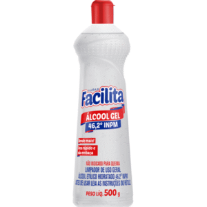 ALCOOL GEL 46º 12X500GR - FACILITA