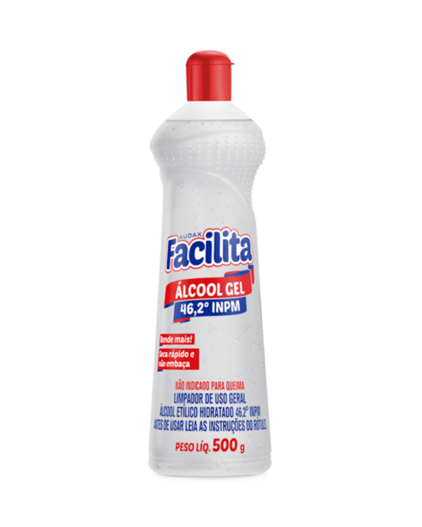 ALCOOL GEL 46º 12X500GR - FACILITA