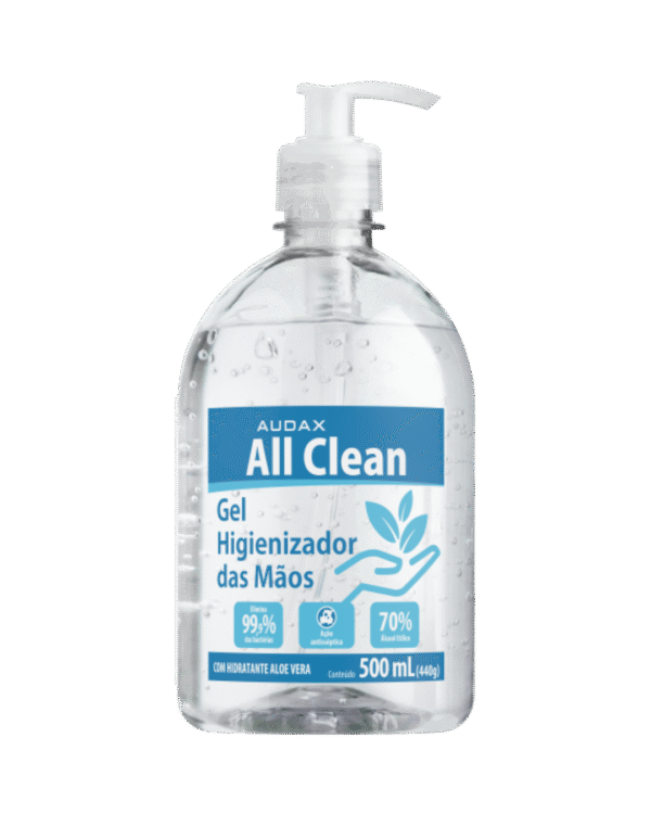 ALCOOL GEL 70 500ML - ALL CLEAN
