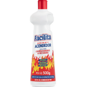 ALCOOL GEL 80º ACENDEDOR 500GR – FACILITA