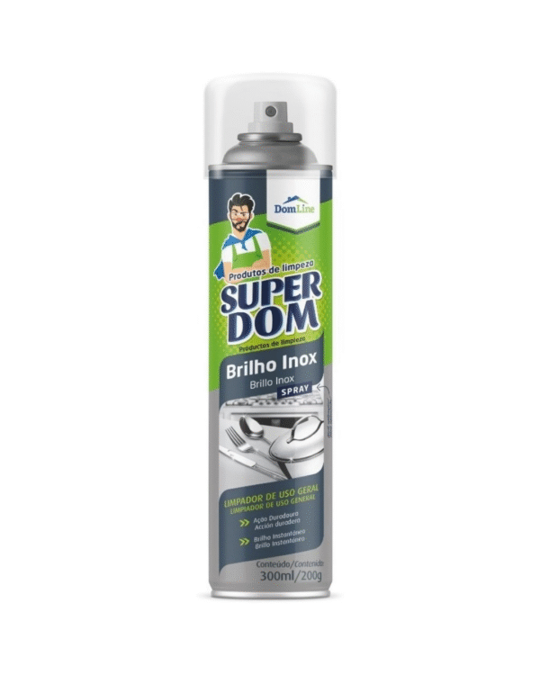 BRILHA INOX 300ML DOMLINE SPRAY