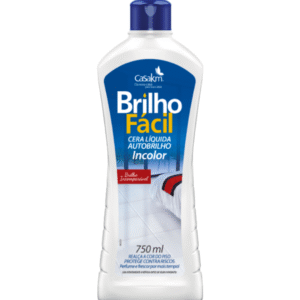 CERA BRILHO FACIL 750ML, INCOLOR