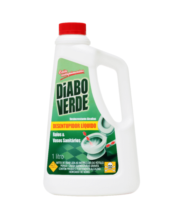 DESENTUPIDOR P/ RALOS E VASOS DIABO VERDE 1L