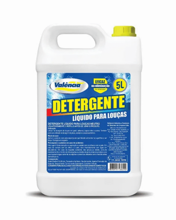 DETERGENTE NEUTRO COMERCIAL 5L – VALÊNCIA
