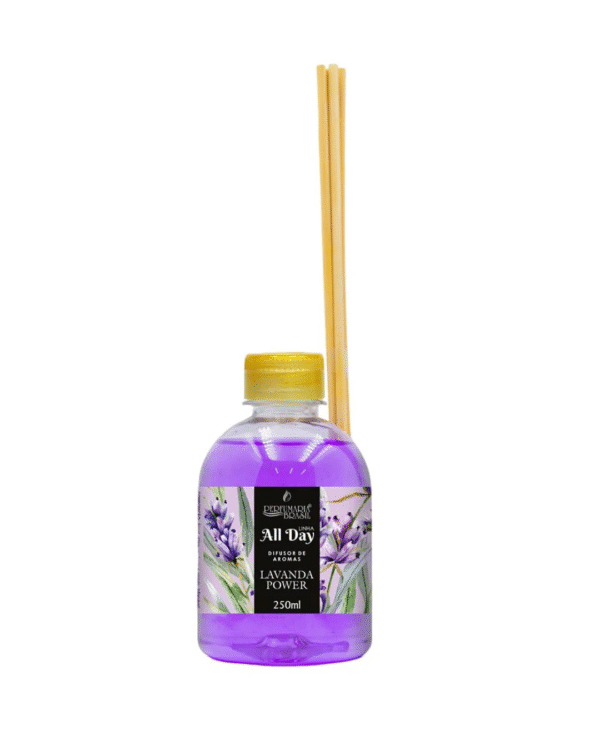 DIFUSOR DE AROMAS ALL DAY S/ CAIXA 250 ML LAVANDA POWER