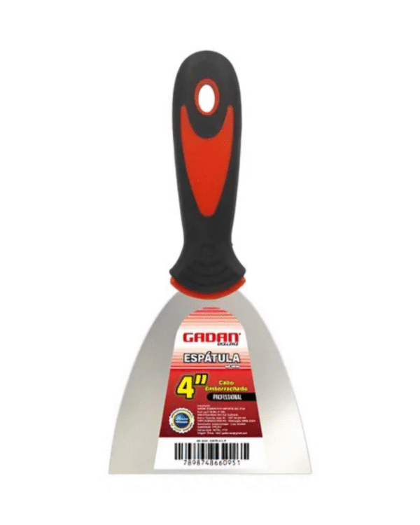 ESPATULA 4" EMBORRACHADA PROFISSIONAL - GADAN