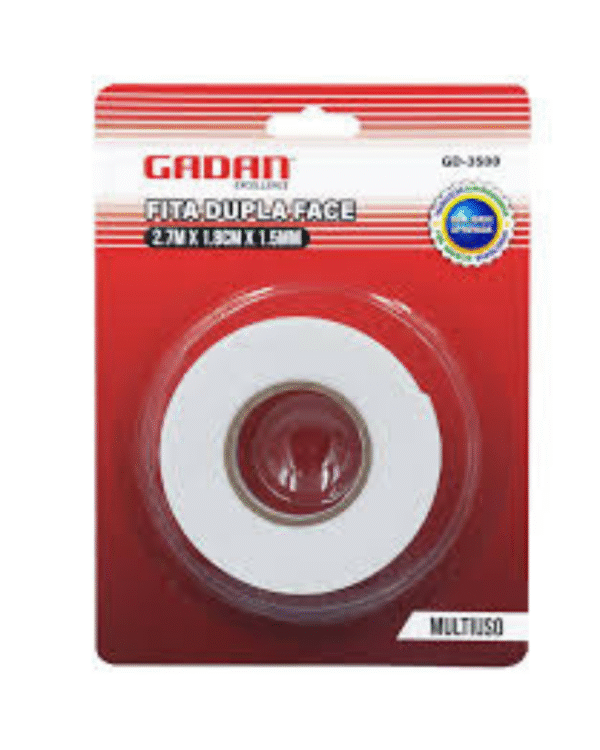 FITA DUPLA FACE ESPUMA 2,7M - GADAN