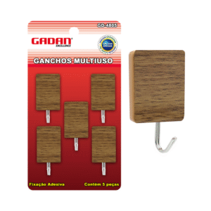 KIT COM 5 GANCHOS MULTIUSO - GADAN