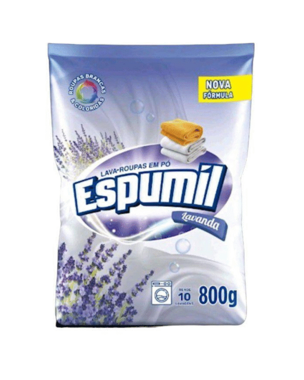 LAVA ROUPA PO ESPUMIL 800G LAVANDA