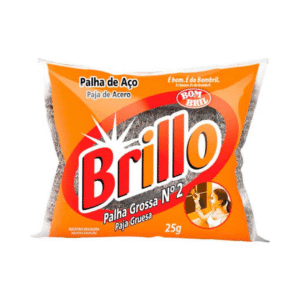 PALHA ACO BRILLO 25G GROSSA N2