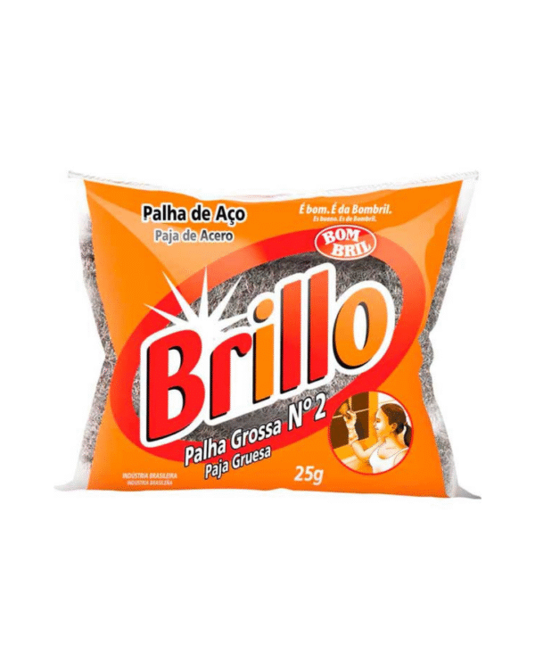 PALHA ACO BRILLO 25G GROSSA N2