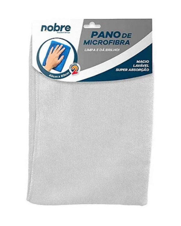 PANO DE MICROFIBRA 30 X 30 BRANCO