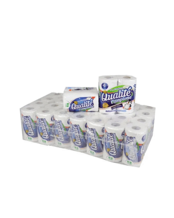 PAPEL HIG FOLHA DUPLA QUALITE C/4RL 30MT (FARDO C/64 ROLOS)