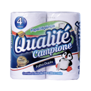 PAPEL HIG. FOLHA DUPLA QUALITE C/ 4 ROLOS