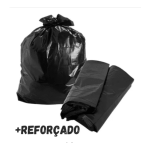 SACO DE LIXO PRETO 100L COM 100 UNIDADES P3