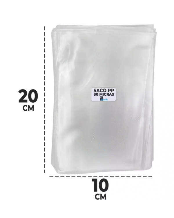 SACO TRANSPARENTE 10X20CM