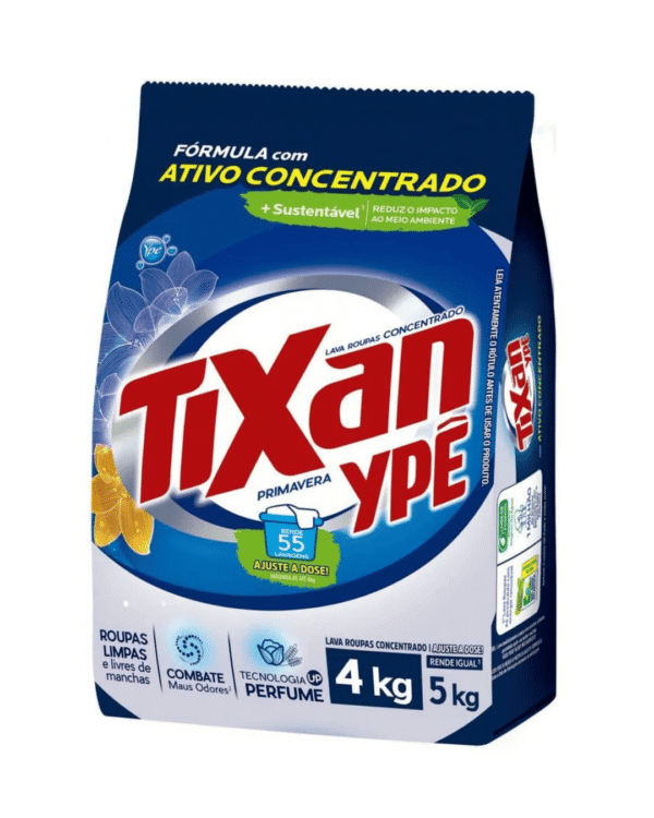 LAVA ROUPA PO TIXAN 4KG PRIMAVERA