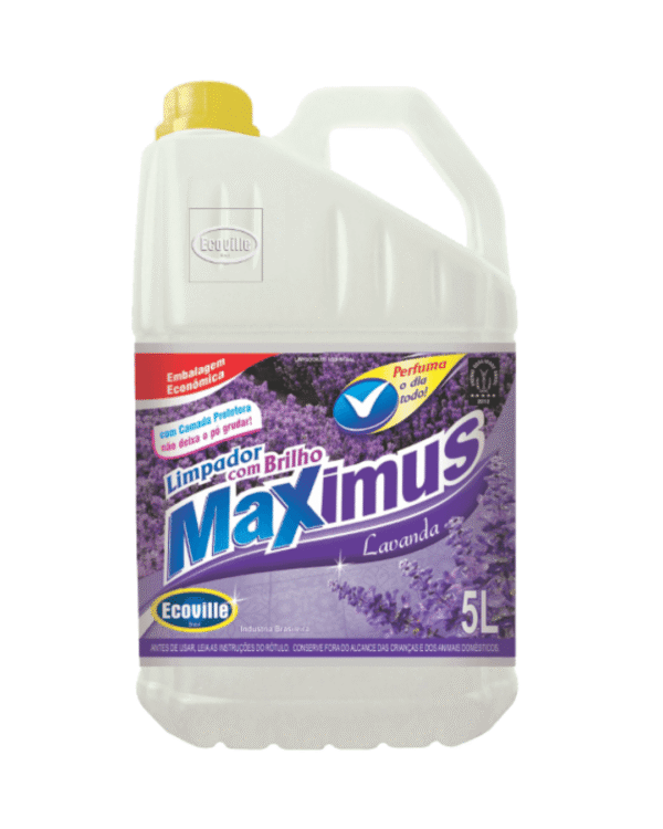 LIMPADOR COM BRILHO MAXIMUS - LAVANDA - 5L